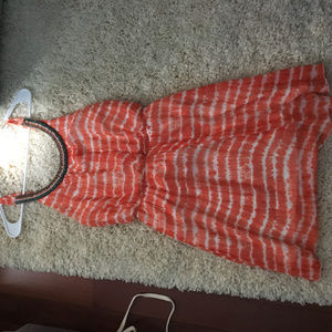 Orange summer sundress